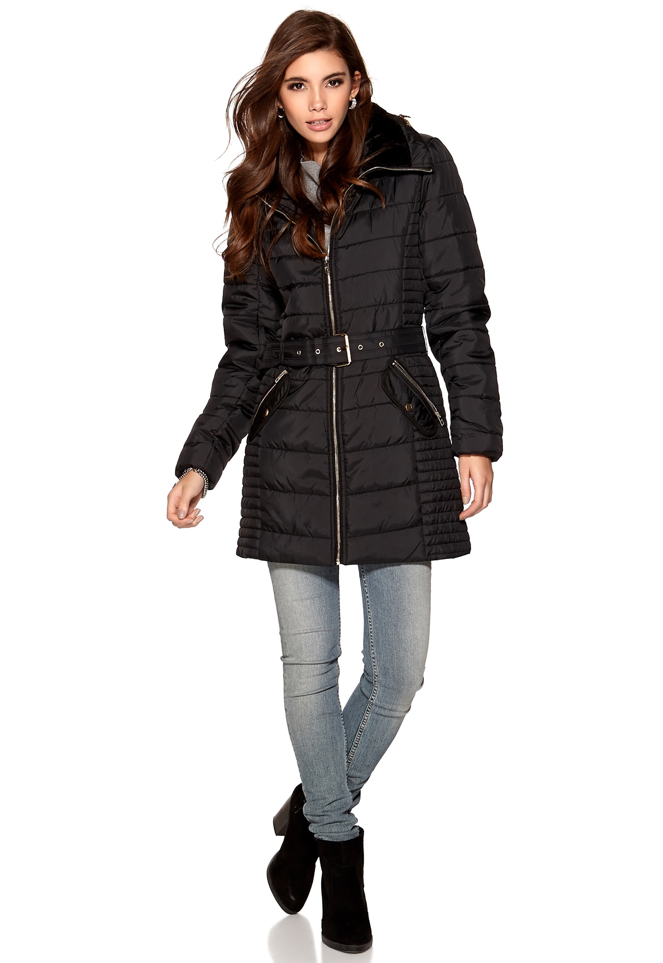 Black Nylon Coat 17