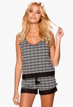 77thFLEA Durben top Black/White/Pattern M