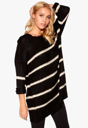 77thFLEA Tongling sweater Striped black/white L