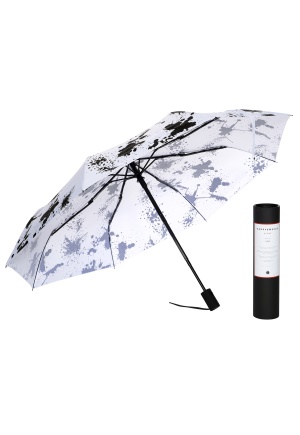 HappySweeds Plouf Umbrella White/Black One size