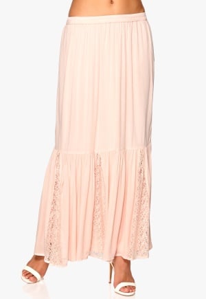 VILA Nicole Maxi Skirt Peach Blush M