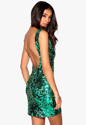 Model Behaviour Rebecka Dress Emerald green S