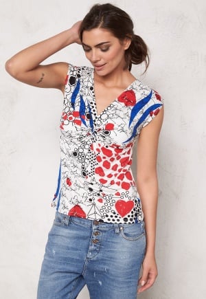 Desigual Shine Top Blanco Nieve XL