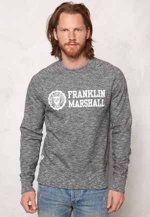 Franklin & Marshall Fleece Fleece Round Black Melange M