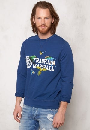 Franklin & Marshall Fleece Fleece Round Original Blue XS