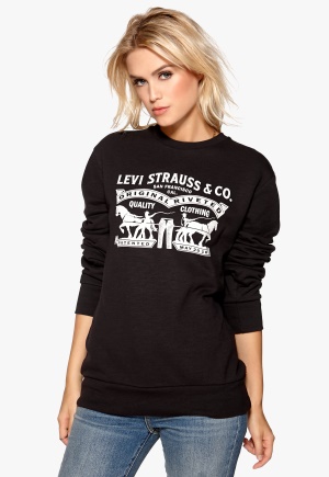 LEVI’S Graphic Crew Sweater Graphic Black M
