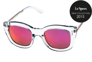 Le Specs Le Specs Runaways Luxe Ash Pink Revo Mirror Lens One Size