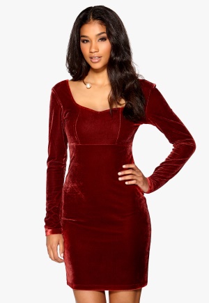 Model Behaviour Violette Dress Dark red S