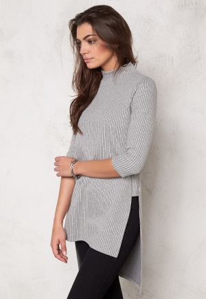 OBJECT Charlotte 3/4 Long Top Light Grey Melange L