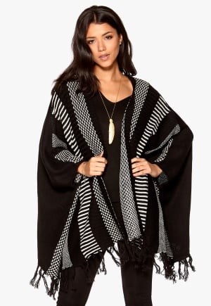 OBJECT Perry L/S Knit Poncho Black S/M