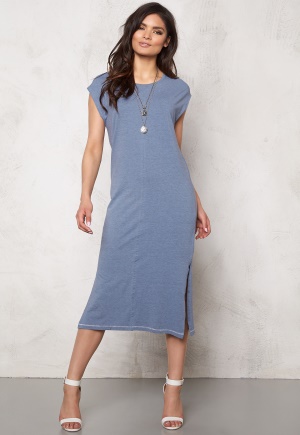 OBJECT Sandy S/S Long Dress Stonewash XS