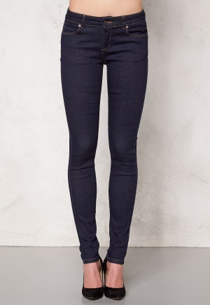 OBJECT Skinny Sally Rinse Jeans Dark Blue Denim 26/32