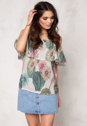 ONLY Ariel Off Shoulder Top Cloud Dancer 36