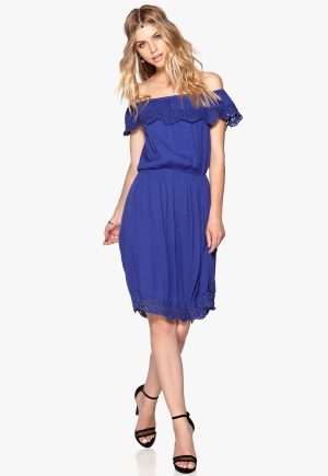 ONLY Maje Off-Shoulder Dress Clematis Blue 38