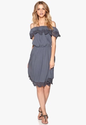 ONLY Maje Off-Shoulder Dress Grisaille 38