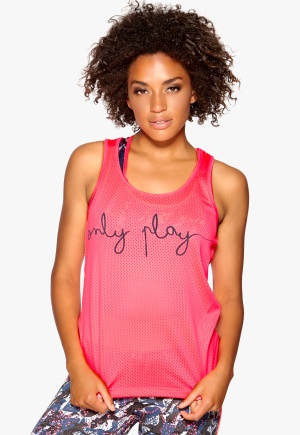 ONLY PLAY Giselle Mesh Tank Flou Pink M