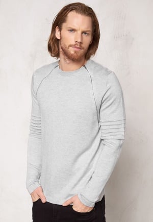 ONLY & SONS Crew neck knit Light grey melange L