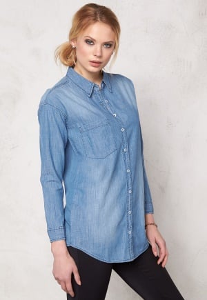 Sally & Circle Josie Denim Shirt Lt Wash 34