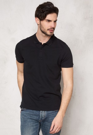 SELECTED HOMME Aro SS Embroidery Polo Black XL