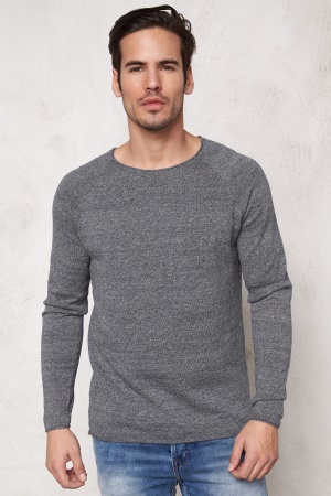SELECTED HOMME Clash Crew Neck Grey L