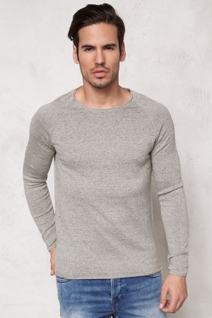 SELECTED HOMME Clash Crew Neck White Pepper S