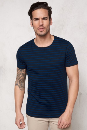SELECTED HOMME Moon SS O-Neck Tee Dark Sapphire S