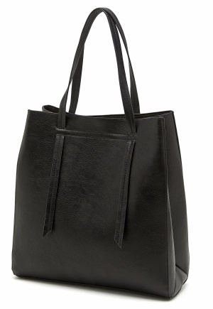 Pieces Taffy Shopping Bag Black One size
