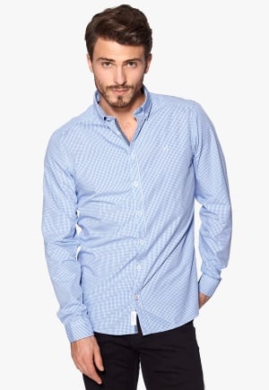 Tailored & Original Fullham Check Shirt 1025 Sky Blue S