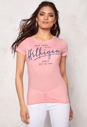 TOMMY HILFIGER DENIM S/S T-Shirt 646 Powder Pink XL