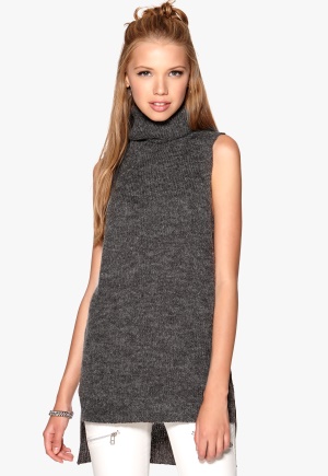 VERO MODA Copenhagen Rollneck Knit Dark Grey Melange S