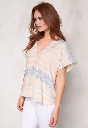 VILA Tika Kaftan Pink Sand S