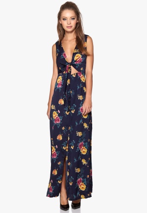 WYLDR All Wrapped Up Dress Navy Floral L