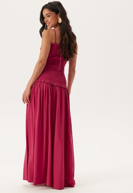 Andrea Norrman X Bubbleroom Smock Bodice Ankle Dress