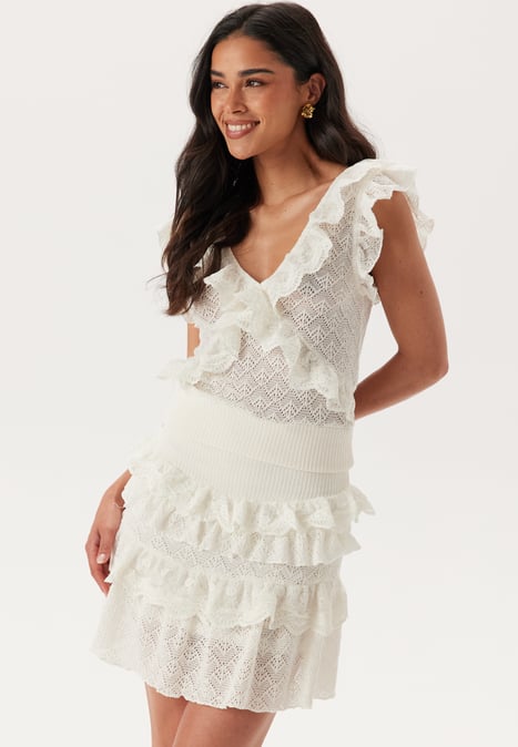 Andrea Norrman X Bubbleroom Knitted Frill Top 