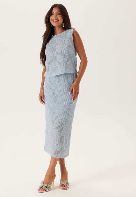 BUBBLEROOM Flower Mesh Skirt