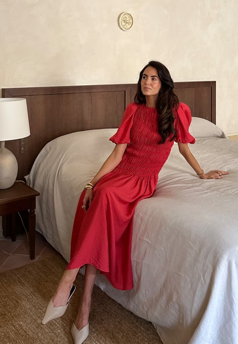 Bubbleroom Occasion CC Puff Sleeve Smock Dress