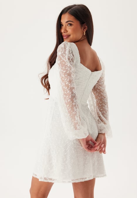 Bubbleroom Occasion Ruched L/S Short Dress