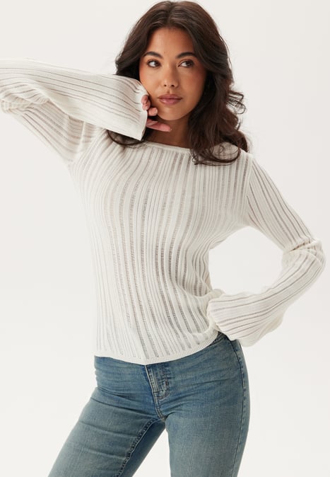 BUBBLEROOM Structure Knitted Top
