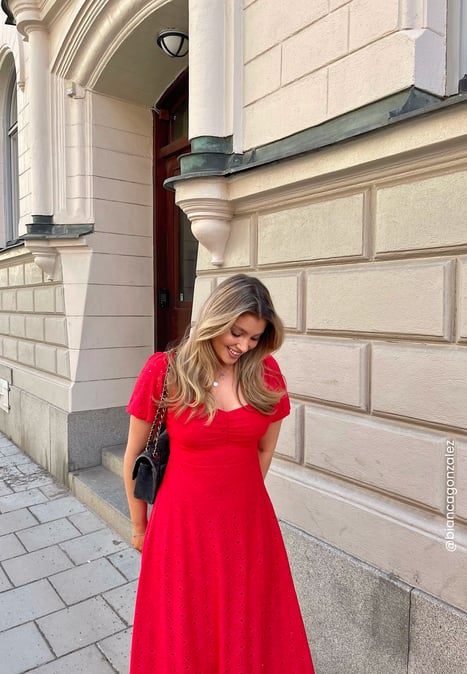 Happy Holly Broderie Anglaise Dress