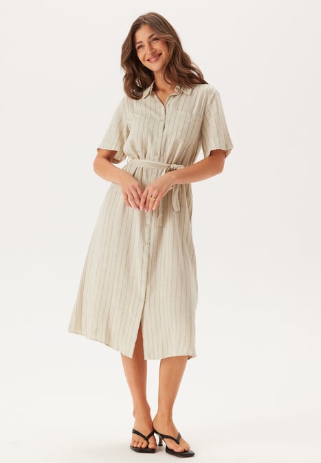 Pieces Pcpia 2/4 MIDI SHIRT DRESS 