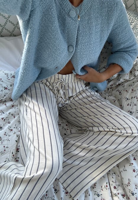 SELECTED FEMME Slfviva-gulia Hw Striped Sun P