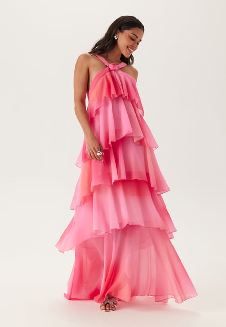 VERO MODA Vmfelicia Sl Ruffle Maxi Dress