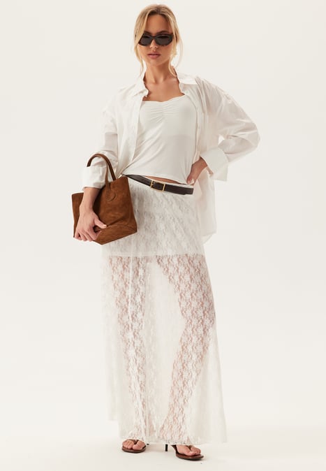 VERO MODA Vmnelda Hw Long Lace Skirt