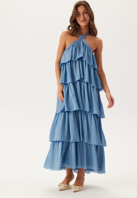 VILA Vifiluka H/N S/L ANKLE DRESS 