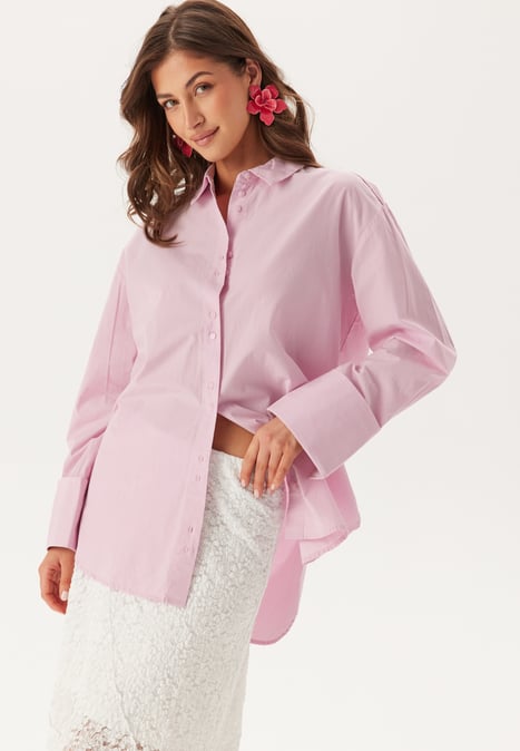 VILA Vimarlene L/S LOOSE SHIRT/LN L