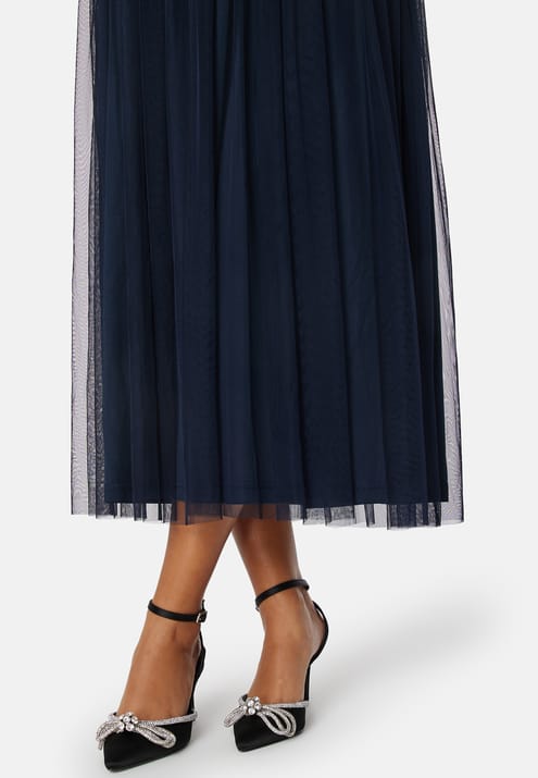 AngelEye High Neck Sequin Midi Dress