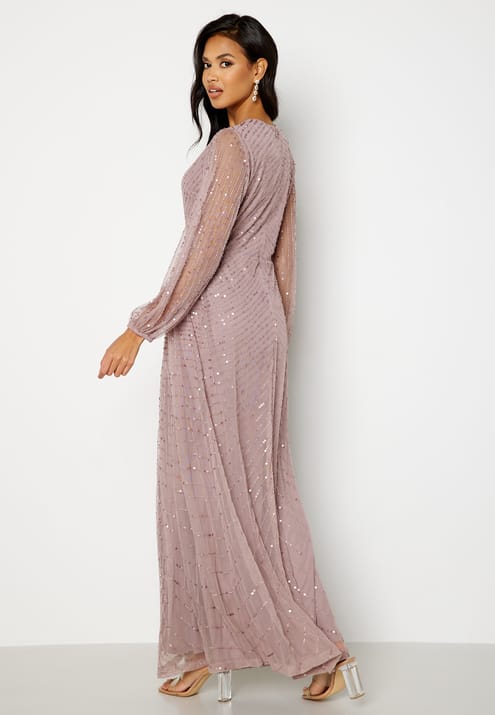 AngelEye Long Sleeve Sequin Dress