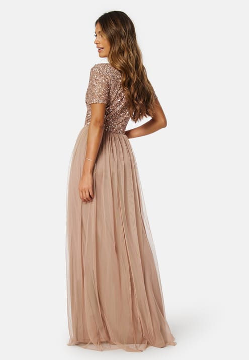 AngelEye Short Sleeve Sequin Dress