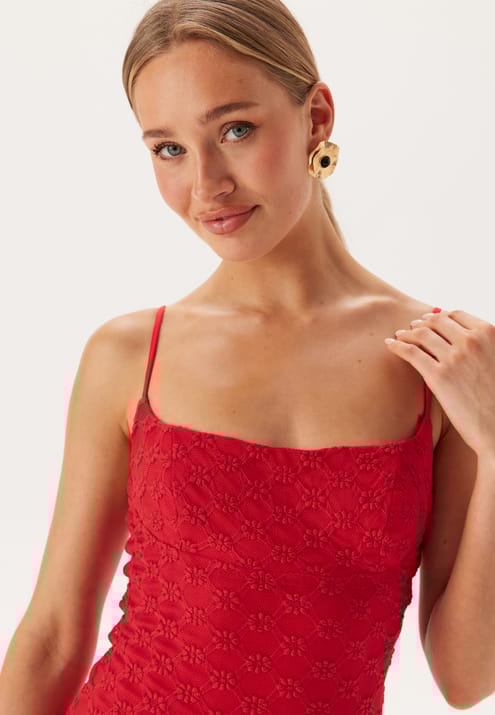 Bardot Adoni mesh midi dress