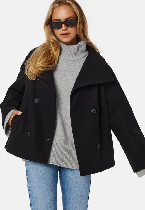 BUBBLEROOM Ava High Neck Short Coat